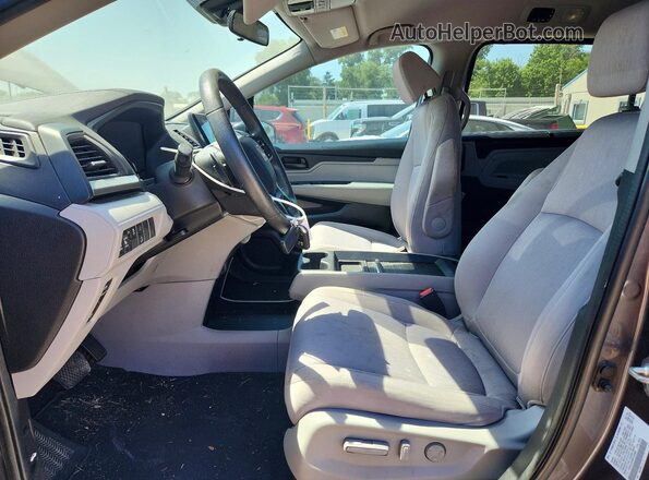 5FNRL6H59KB102080 2019 HONDA ODYSSEY Gray Vista interior delantera