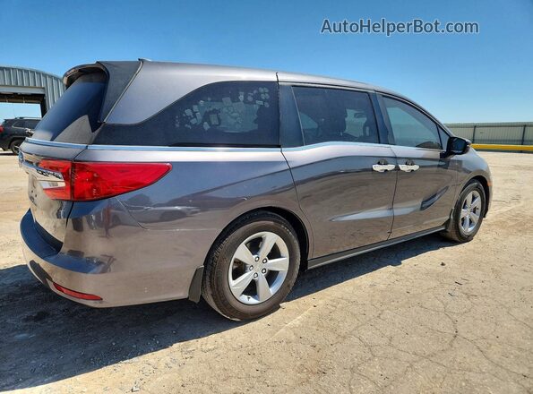 5FNRL6H59KB102080 2019 HONDA ODYSSEY Gray Trasero derecho