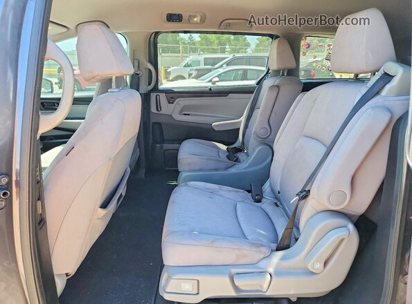 5FNRL6H59KB102080 2019 HONDA ODYSSEY Gray Vista interior trasera