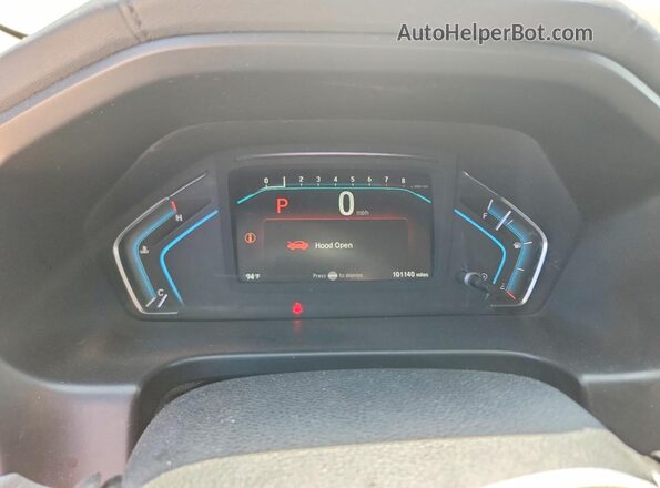 5FNRL6H59KB102080 2019 HONDA ODYSSEY Gray Vista del cuadro de instrumentos