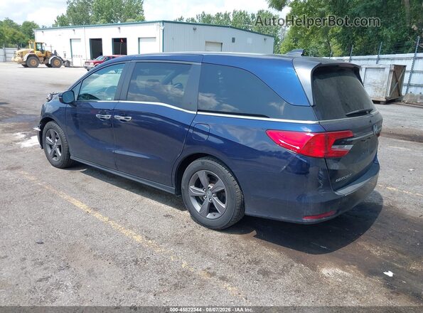 5FNRL6H59NB035257 2022 HONDA ODYSSEY Navy Задня ліва чверть
