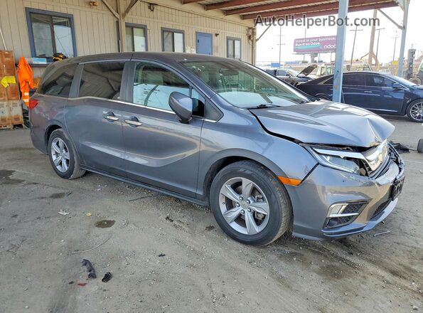 5FNRL6H5XKB032346 2019 HONDA ODYSSEY Gray Delantero derecho