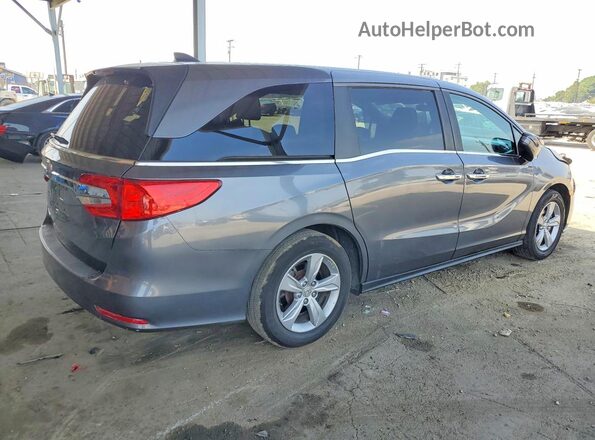 5FNRL6H5XKB032346 2019 HONDA ODYSSEY Gray Trasero derecho