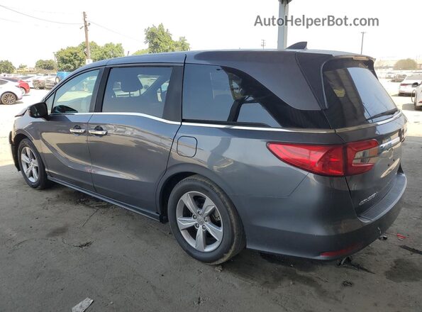 5FNRL6H5XKB032346 2019 HONDA ODYSSEY Gray Trasero izquierdo