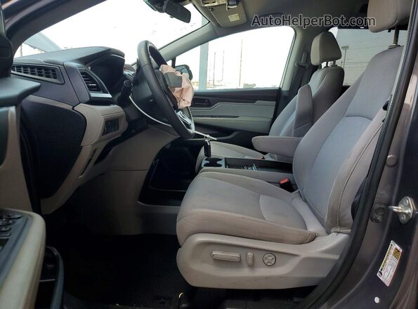 5FNRL6H5XKB032346 2019 HONDA ODYSSEY Gray Vista interior delantera