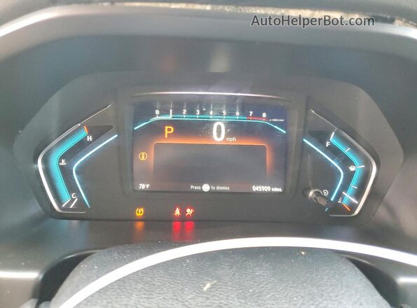 5FNRL6H5XKB032346 2019 HONDA ODYSSEY Gray Vista del cuadro de instrumentos