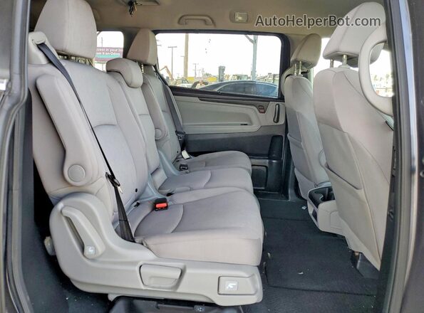 5FNRL6H5XKB032346 2019 HONDA ODYSSEY Gray Vista interior trasera