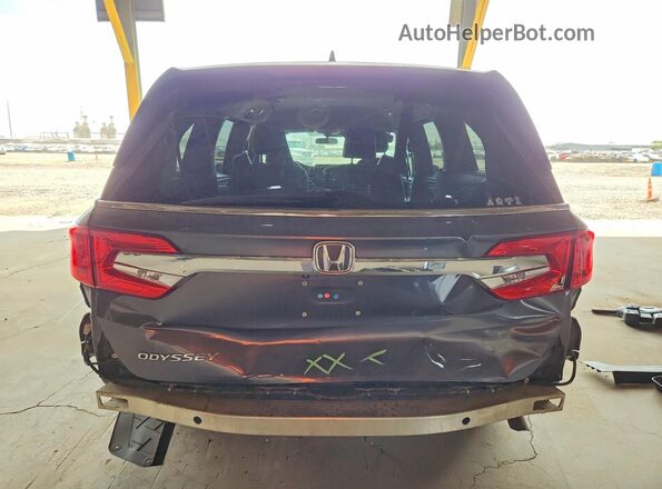 5FNRL6H5XLB009280 2020 HONDA ODYSSEY Gray უკანა ხედი