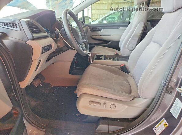 5FNRL6H5XLB009280 2020 HONDA ODYSSEY Gray წინა სალონის ხედი