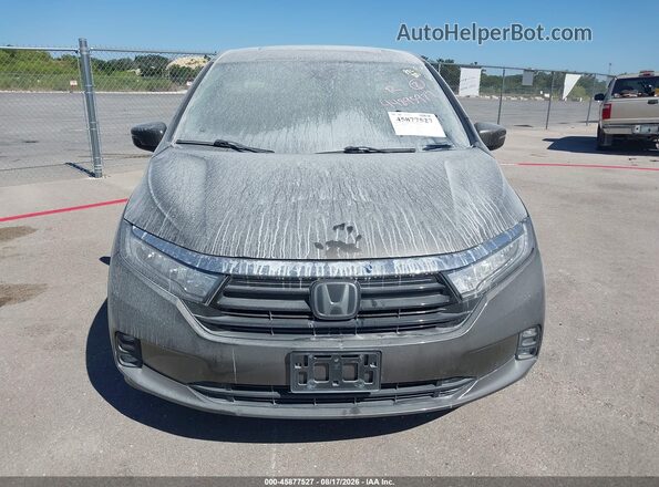 5FNRL6H60PB019007 2023 HONDA ODYSSEY Gray Սարքավորումների վահանակի տեսք