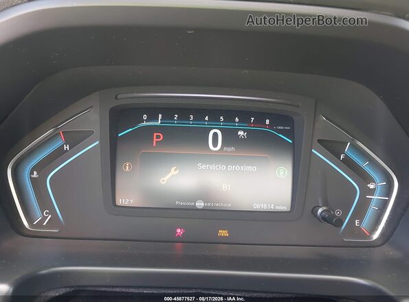 5FNRL6H60PB019007 2023 HONDA ODYSSEY Gray Հետևի նստատեղերի տեսք