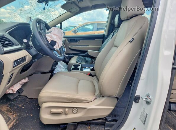 5FNRL6H60PB078512 2023 HONDA ODYSSEY White Widok wnętrza z przodu