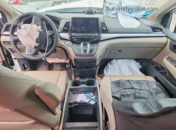 5FNRL6H60PB078512 2023 HONDA ODYSSEY White Widok deski rozdzielczej