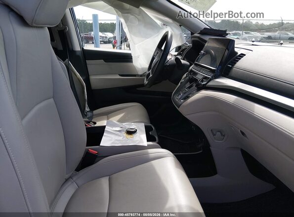 5FNRL6H60SB086330 2025 HONDA ODYSSEY Blue Widok wnętrza z przodu