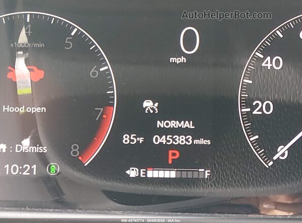 5FNRL6H60SB086330 2025 HONDA ODYSSEY Blue Widok tylnych siedzeń
