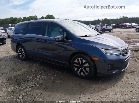 5FNRL6H60SB086330 2025 HONDA ODYSSEY Blue Widok wnętrza z tyłu
