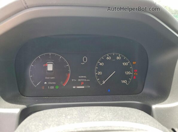 5FNRL6H60TB041437 2026 HONDA ODYSSEY White Instrument cluster view