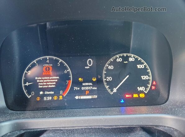 5FNRL6H61SB018151 2025 HONDA ODYSSEY Silver Вид щитка приладів