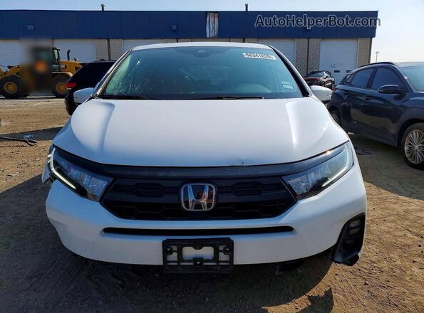 5FNRL6H61SB063333 2025 HONDA ODYSSEY White Widok deski rozdzielczej