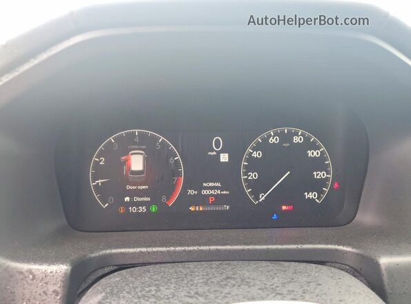 5FNRL6H61TB061289 2026 HONDA ODYSSEY White Instrument cluster view