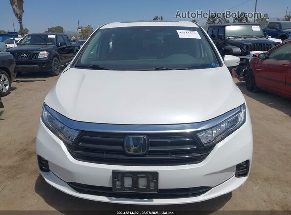 5FNRL6H62PB056673 2023 HONDA ODYSSEY White ხელსაწყოთა პანელის ხედი