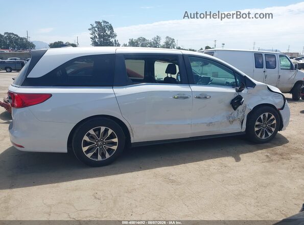 5FNRL6H62PB056673 2023 HONDA ODYSSEY White უკანა სალონის ხედი