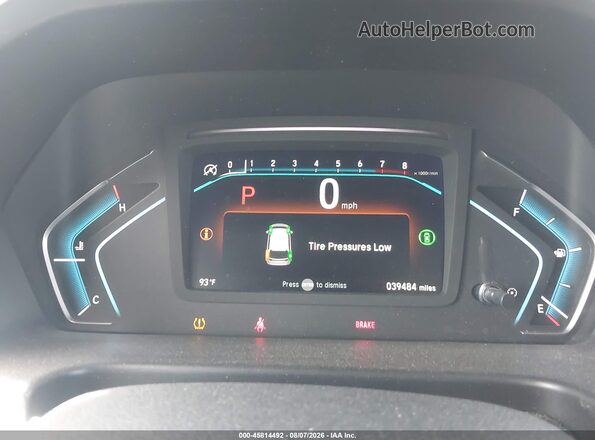 5FNRL6H62PB056673 2023 HONDA ODYSSEY White უკანა სავარძლების ხედი
