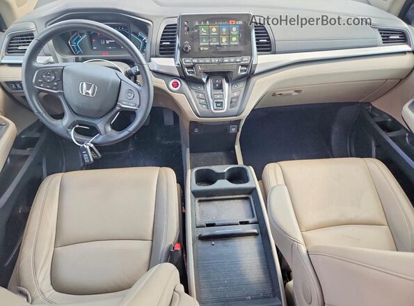 5FNRL6H62RB005838 2024 HONDA ODYSSEY White Dashboard view