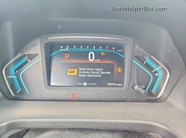 5FNRL6H62RB005838 2024 HONDA ODYSSEY White Instrument cluster view