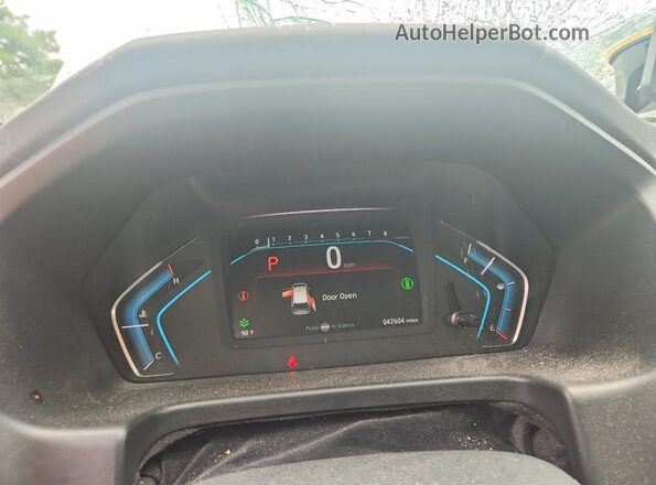 5FNRL6H62RB010893 2024 HONDA ODYSSEY White Vista del cuadro de instrumentos