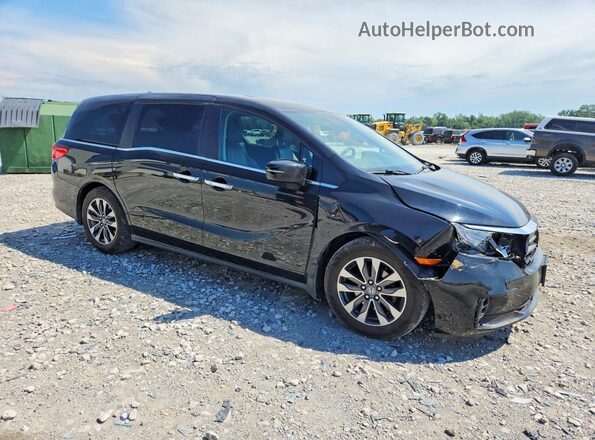 5FNRL6H62RB040993 2024 HONDA ODYSSEY Черный Передняя правая четверть