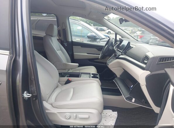 5FNRL6H62SB072106 2025 HONDA ODYSSEY Gray Vista interior delantera