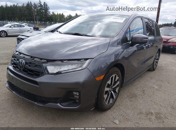 5FNRL6H62SB073983 2025 HONDA ODYSSEY Gray Առջևի ձախ երեք քառորդ տեսարան