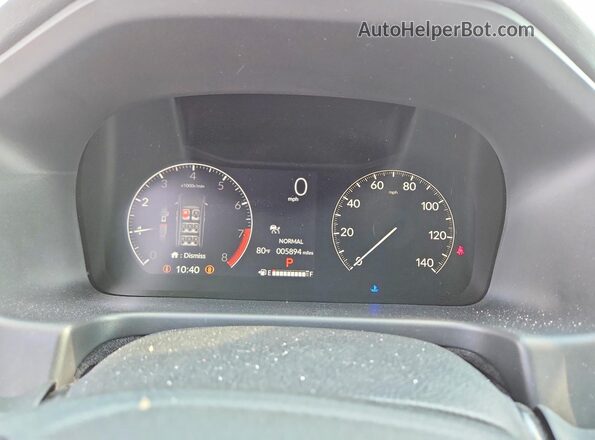 5FNRL6H62TB070938 2026 HONDA ODYSSEY Gray ხელსაწყოთა პანელის ხედი