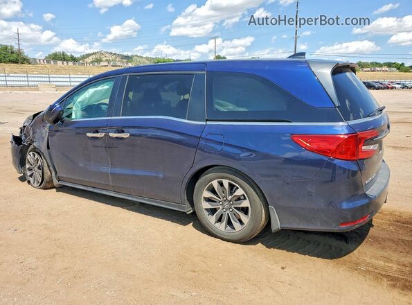 5FNRL6H63RB065594 2024 HONDA ODYSSEY Blue უკანა მარცხენა