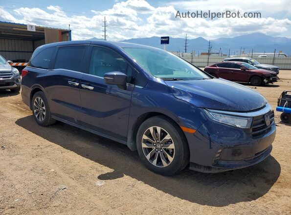 5FNRL6H63RB065594 2024 HONDA ODYSSEY Blue წინა მარჯვენა