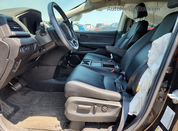 5FNRL6H63SB009872 2025 HONDA ODYSSEY Black Front interior view