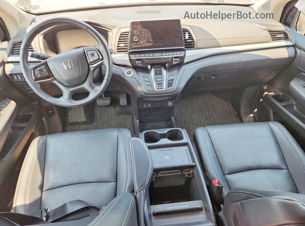 5FNRL6H63SB009872 2025 HONDA ODYSSEY Black Dashboard view