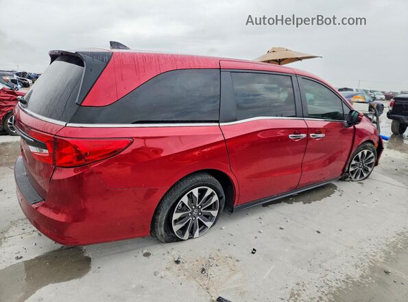 5FNRL6H64PB026266 2023 HONDA ODYSSEY Red Задня права чверть