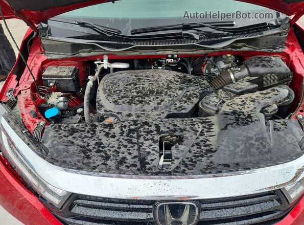 5FNRL6H64PB026266 2023 HONDA ODYSSEY Red Вид підкапотного простору