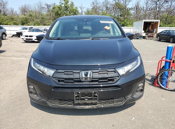 5FNRL6H64SB018113 2025 HONDA ODYSSEY Black Դիմացի տեսք