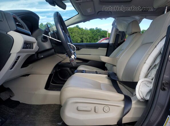 5FNRL6H64SB069997 2025 HONDA ODYSSEY Gray Widok wnętrza z przodu