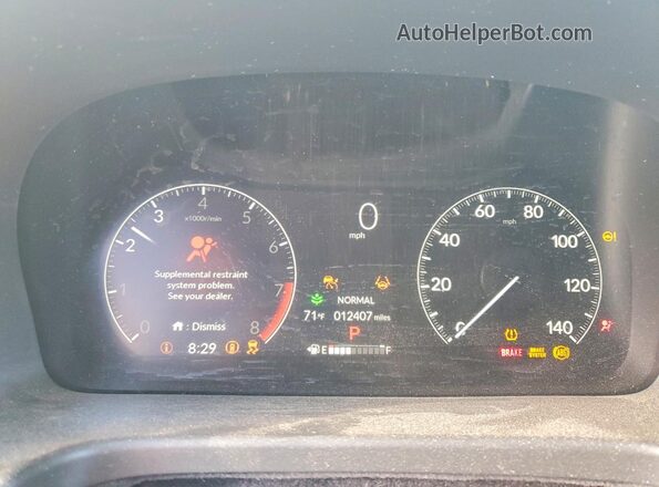 5FNRL6H64SB069997 2025 HONDA ODYSSEY Gray Widok zestawu wskaźników