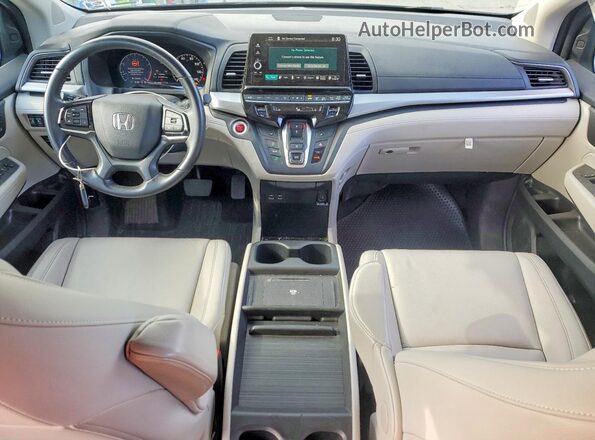 5FNRL6H64SB069997 2025 HONDA ODYSSEY Gray Widok deski rozdzielczej
