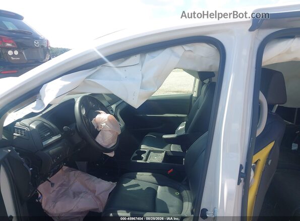 5FNRL6H64SB073340 2025 HONDA ODYSSEY White Widok wnętrza z przodu