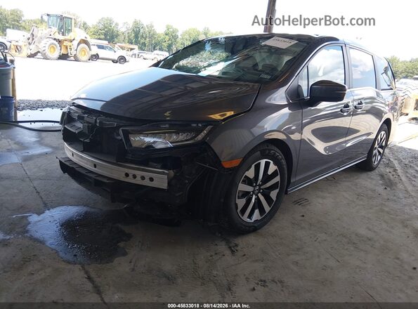 5FNRL6H64SB075122 2025 HONDA ODYSSEY Gray Vista tres cuartos delantera izquierda