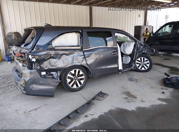 5FNRL6H64SB075122 2025 HONDA ODYSSEY Gray Trasero derecho