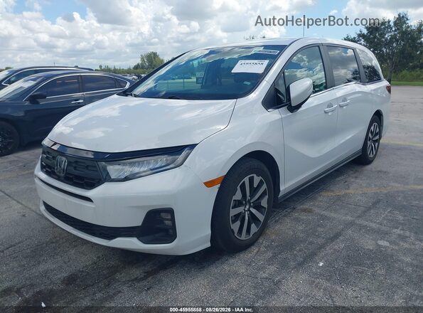 5FNRL6H65SB066302 2025 HONDA ODYSSEY White Vista tres cuartos delantera izquierda