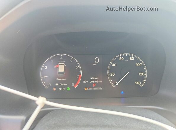 5FNRL6H65SB075730 2025 HONDA ODYSSEY Gray Widok zestawu wskaźników