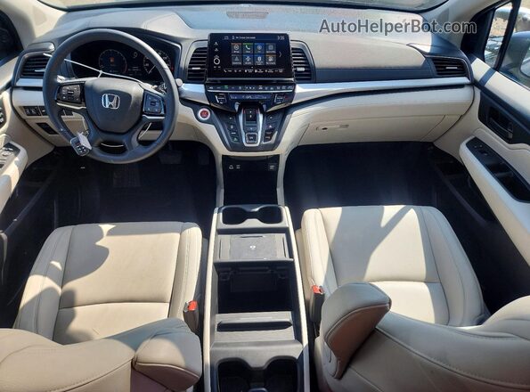 5FNRL6H65SB075730 2025 HONDA ODYSSEY Gray Widok deski rozdzielczej